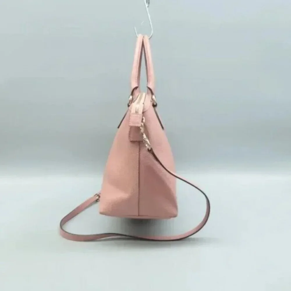 Authentic Gucci Soho Dome Satchel Pink Leather Crossbody Shoulder Bag Luxury Bag